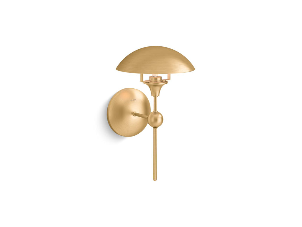 KOHLER K-27944-SC01-2GL Vorleigh One-Light Sconce In Brushed Moderne Brass