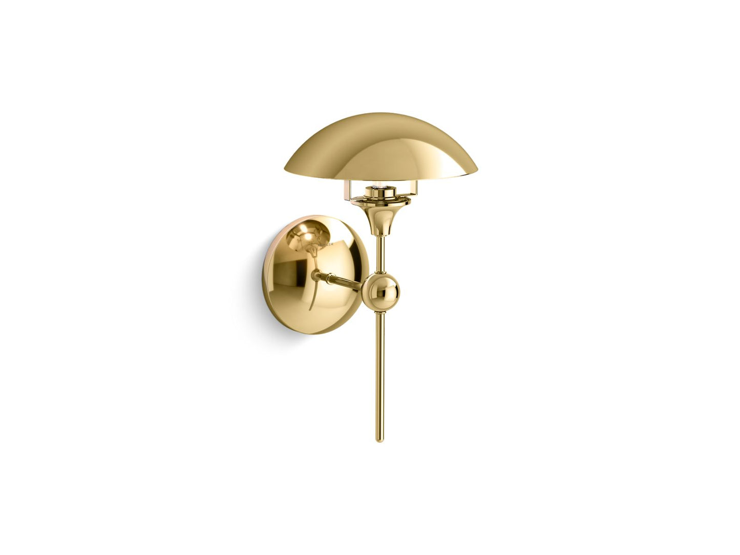 KOHLER K-27944-SC01-2PL Vorleigh One-Light Sconce In Polished Brass