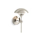 KOHLER K-27944-SC01-SNL Vorleigh One-Light Sconce In Polished Nickel