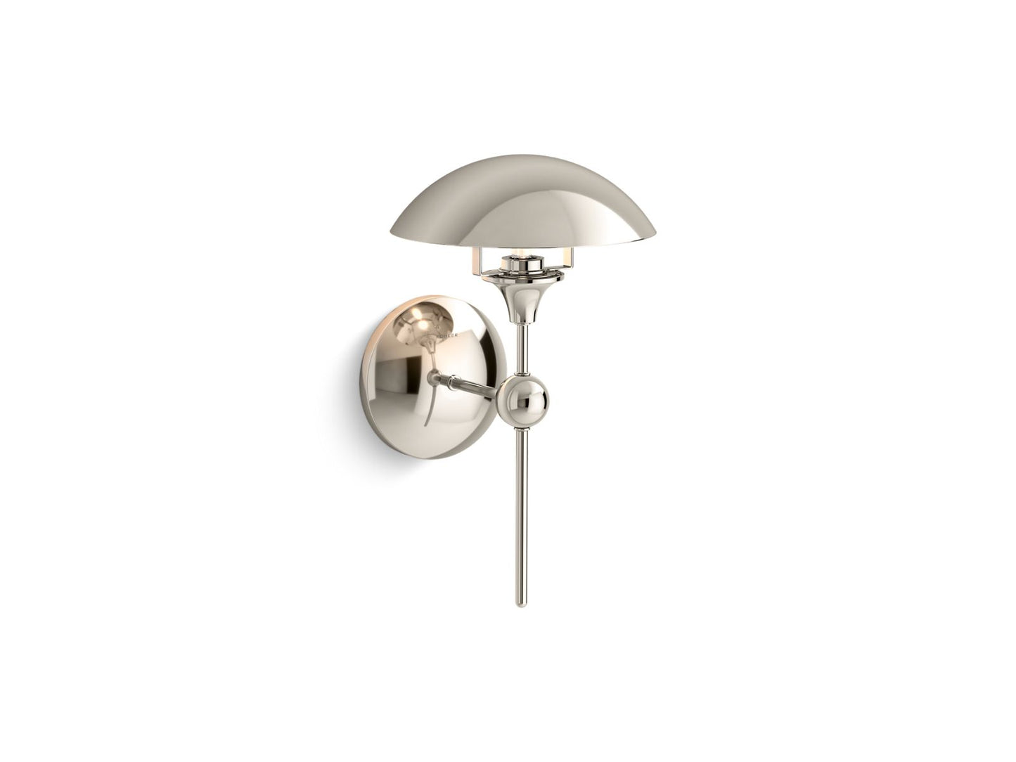 KOHLER K-27944-SC01-SNL Vorleigh One-Light Sconce In Polished Nickel