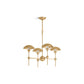 KOHLER K-27950-CH04-2GL Vorleigh 30" Chandelier In Brushed Moderne Brass