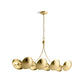 KOHLER K-27949-CH08-2PL Vorleigh 44" Linear Chandelier In Polished Brass