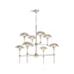 KOHLER K-27951-CH08-SNL Vorleigh 40" Chandelier In Polished Nickel