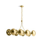 KOHLER K-27949-CH08-2PL Vorleigh 44" Linear Chandelier In Polished Brass