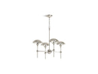 KOHLER K-27950-CH04-SNL Vorleigh 30" Chandelier In Polished Nickel