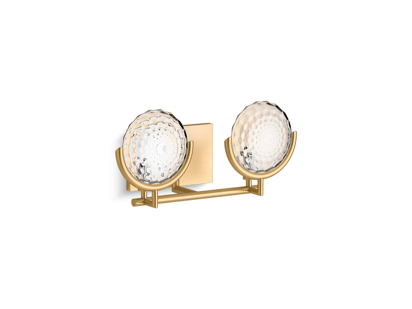 KOHLER K-29376-SC02B-2GL Arendela Two-Light Sconce In Brushed Moderne Brass