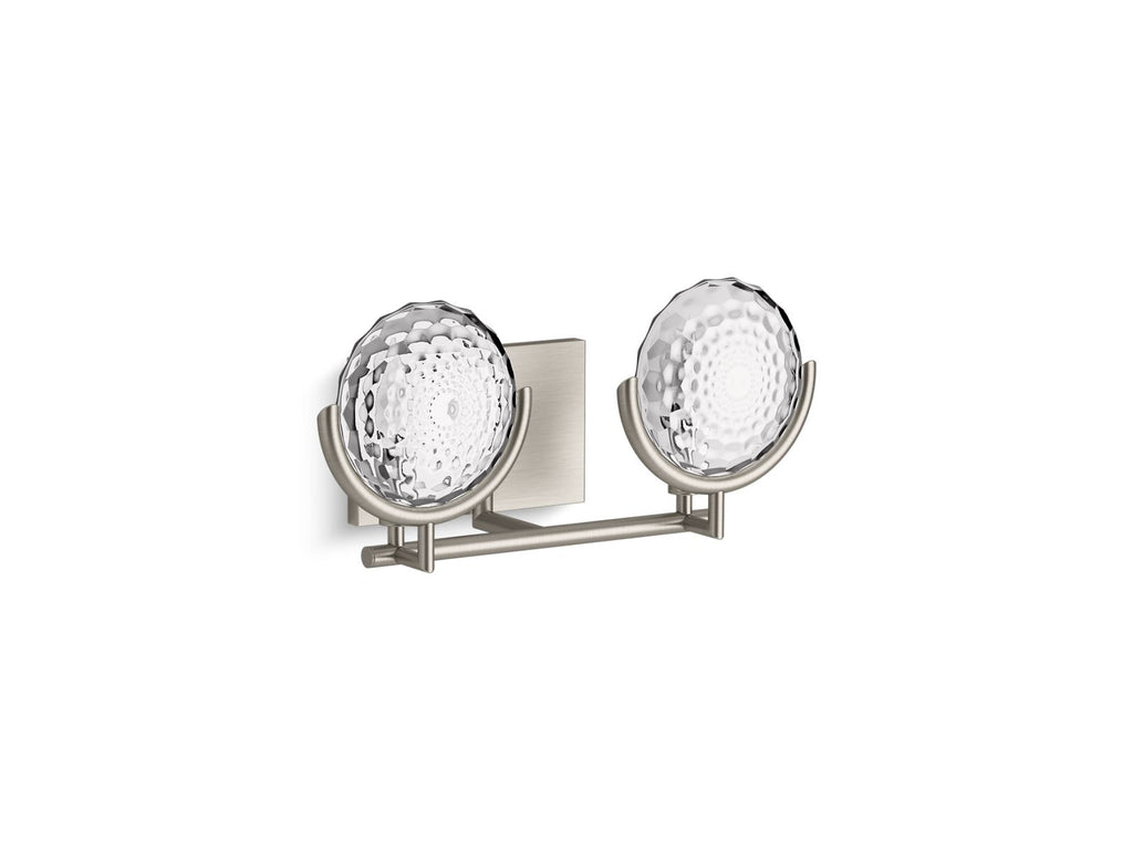KOHLER K-29376-SC02B-BNL Arendela Two-Light Sconce In Brushed Nickel