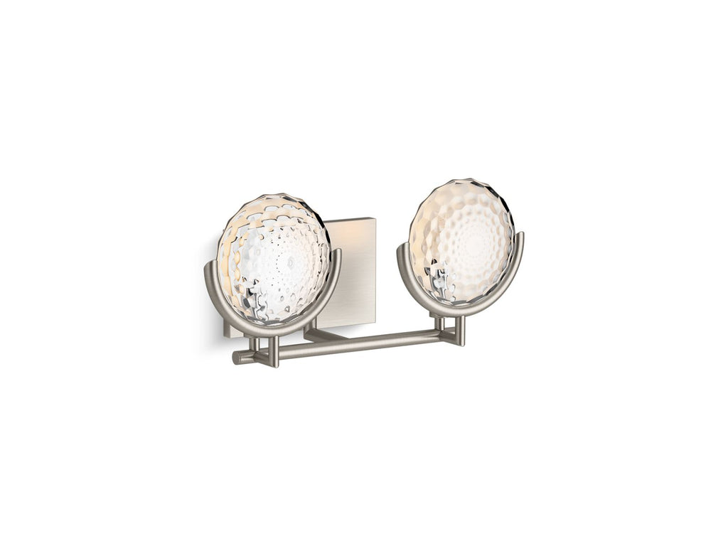 KOHLER K-29376-SC02B-BNL Arendela Two-Light Sconce In Brushed Nickel