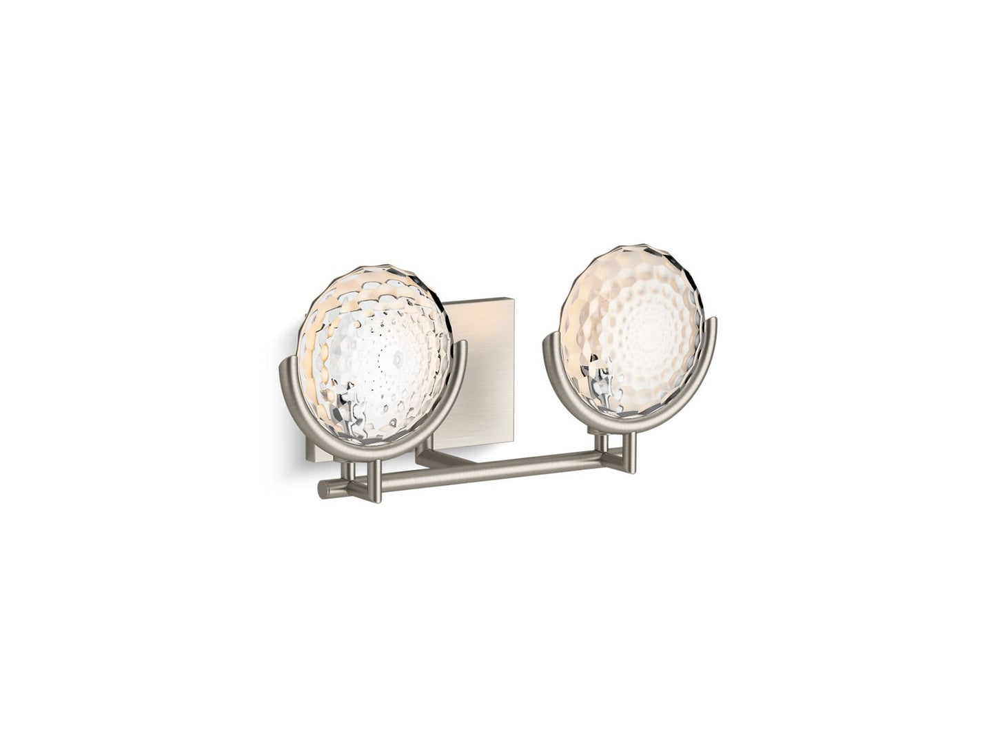 KOHLER K-29376-SC02B-BNL Arendela Two-Light Sconce In Brushed Nickel