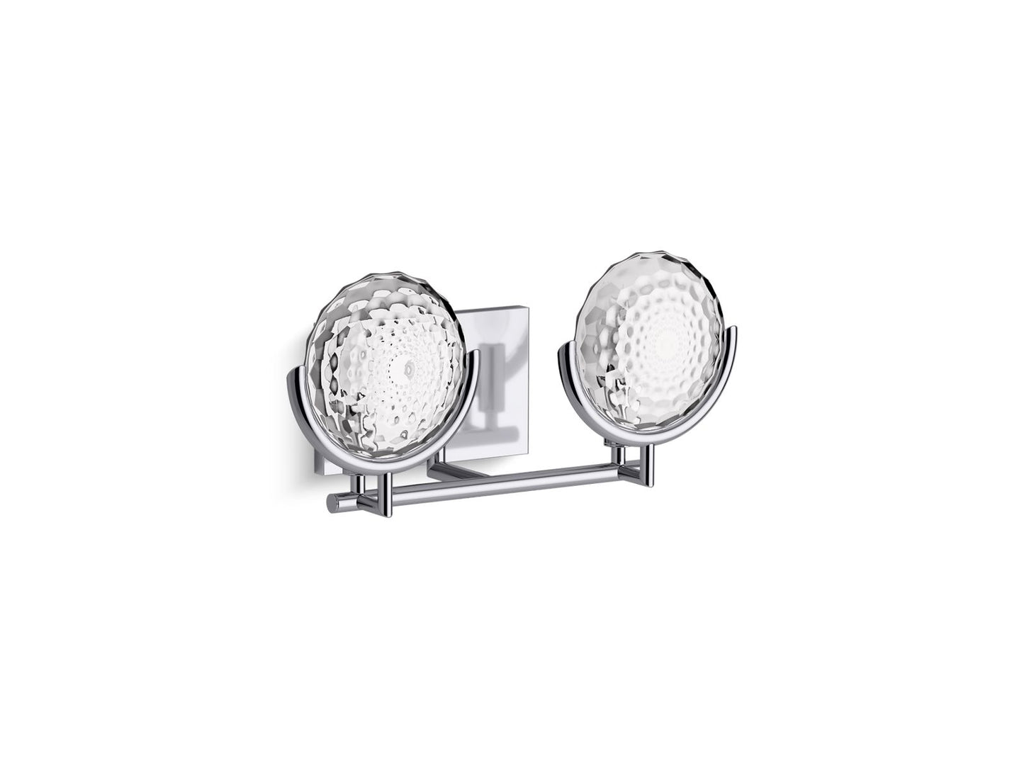 KOHLER K-29376-SC02B-CPL Arendela Two-Light Sconce In Polished Chrome