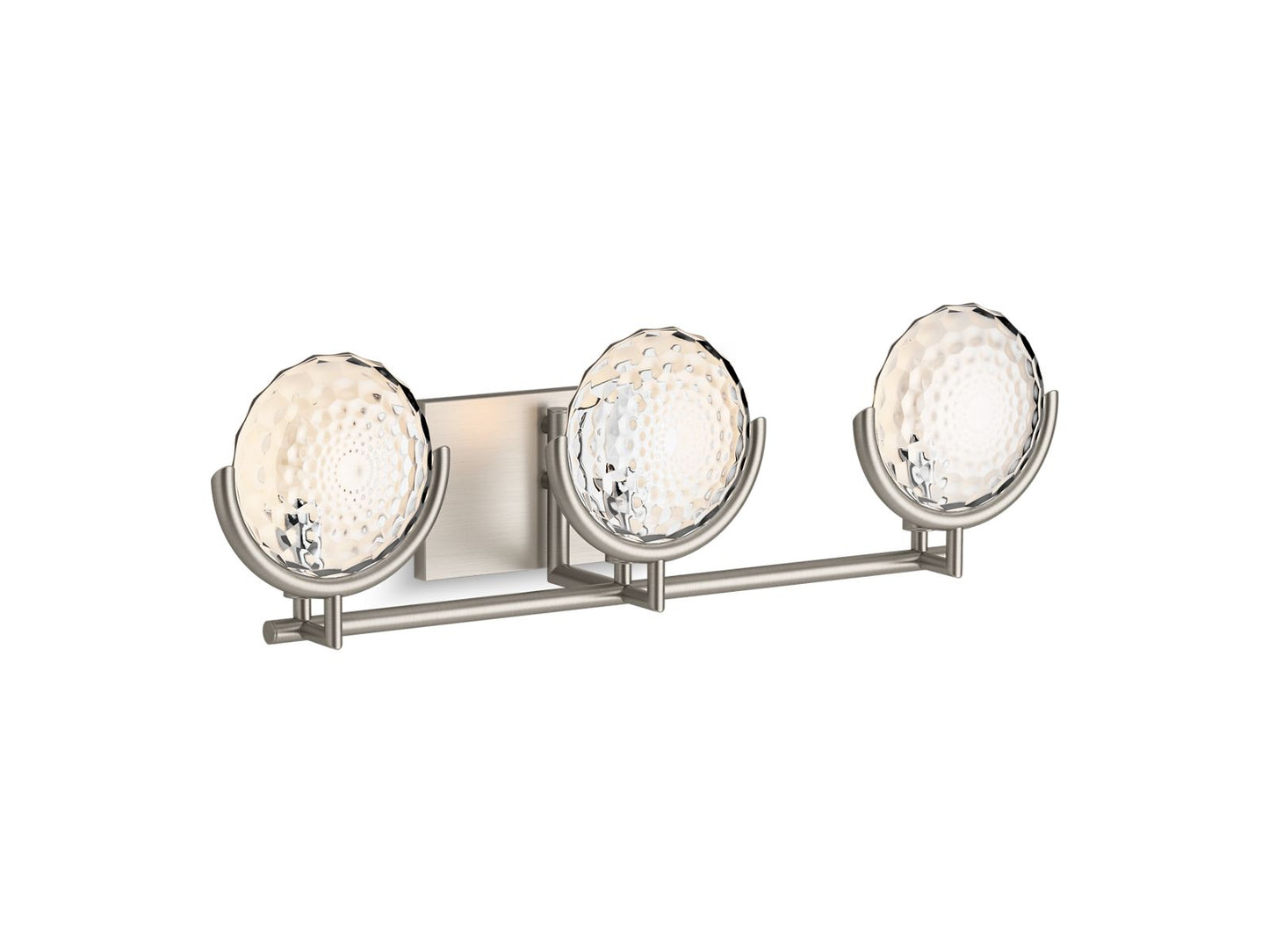 KOHLER K-29377-SC03B-BNL Arendela Three-Light Sconce In Brushed Nickel