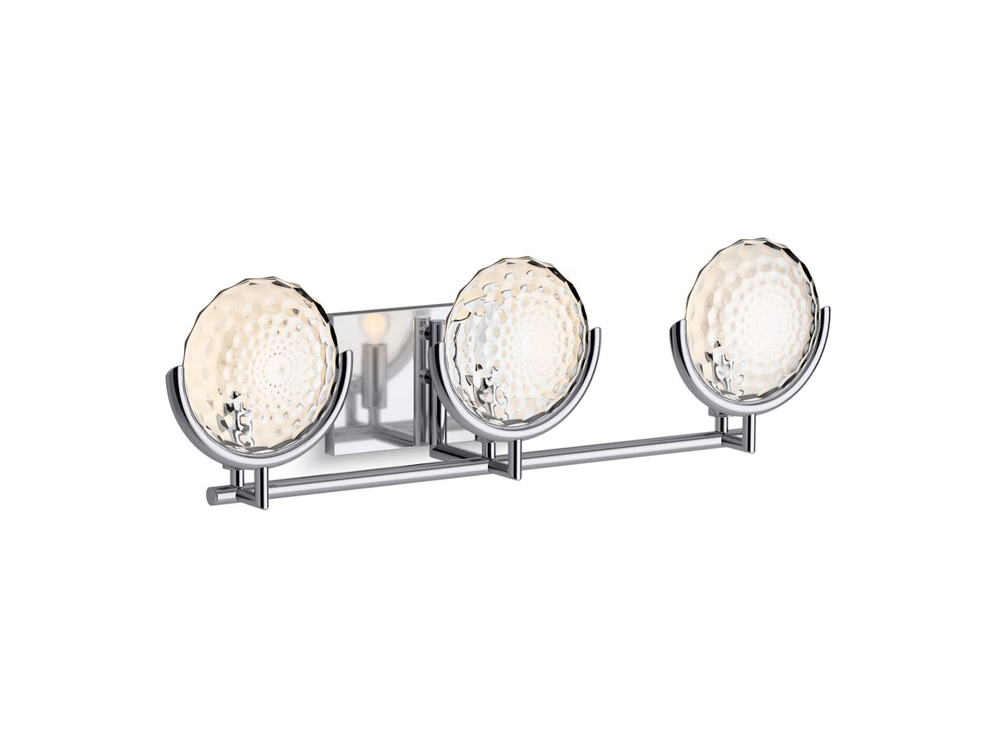 KOHLER K-29377-SC03B-CPL Arendela Three-Light Sconce In Polished Chrome