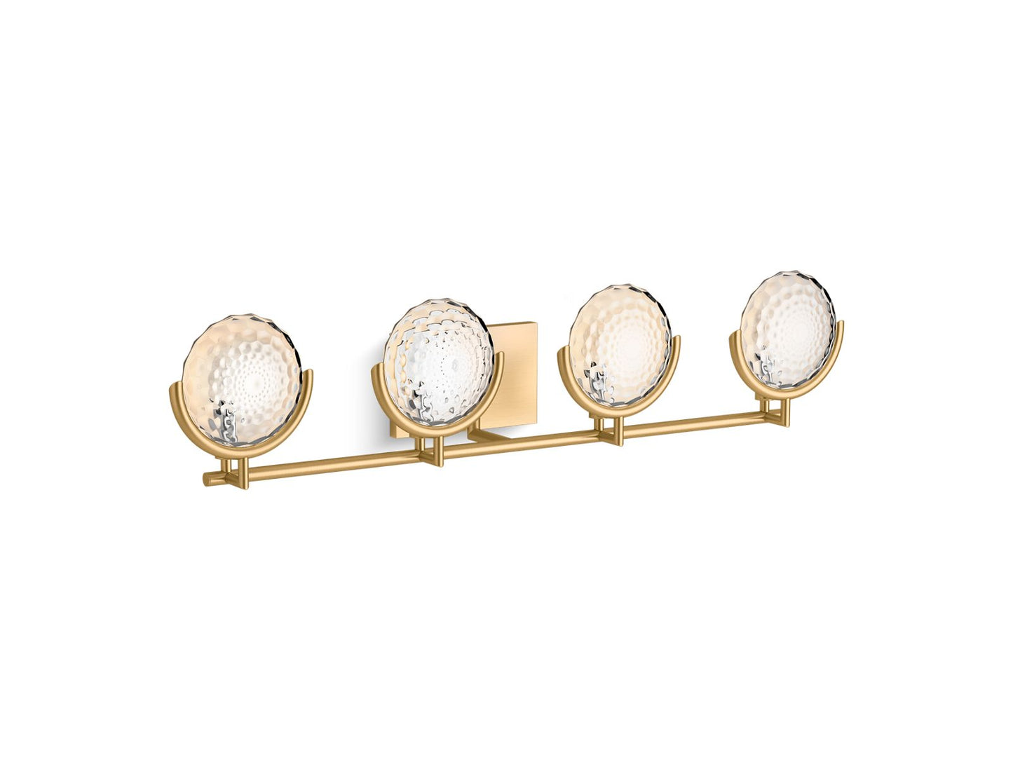 KOHLER K-29378-SC04B-2GL Arendela Four-Light Sconce In Brushed Moderne Brass