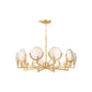 KOHLER K-29380-CH10B-2GL Arendela 29-1/2" Chandelier In Brushed Moderne Brass