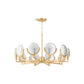 KOHLER K-29380-CH10B-2GL Arendela 29-1/2" Chandelier In Brushed Moderne Brass