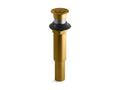 KOHLER K-7108-2MB Decorative Grid Drain Without Overflow - Vibrant Brushed Moderne Brass