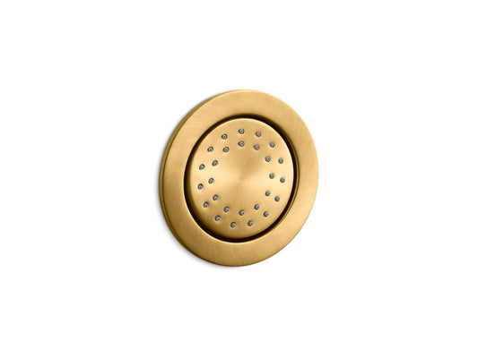 KOHLER K-8013-AK-2MB Watertile Round 27-Nozzle Single-Function Body Spray, 2.0 Gpm In Vibrant Brushed Moderne Brass