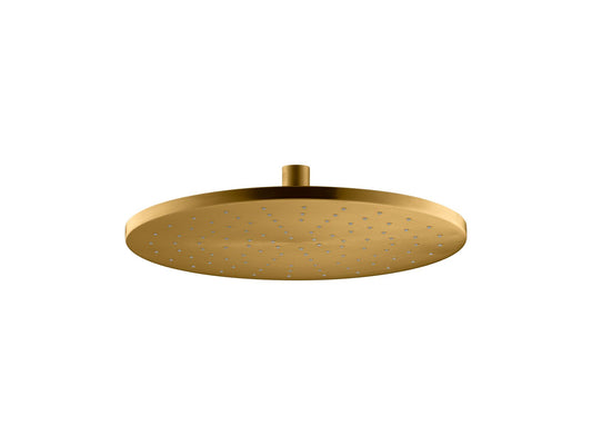 KOHLER K-13690-2MB Contemporary 12” Round Single-Function Rainhead, 2.5 Gpm In Vibrant Brushed Moderne Brass