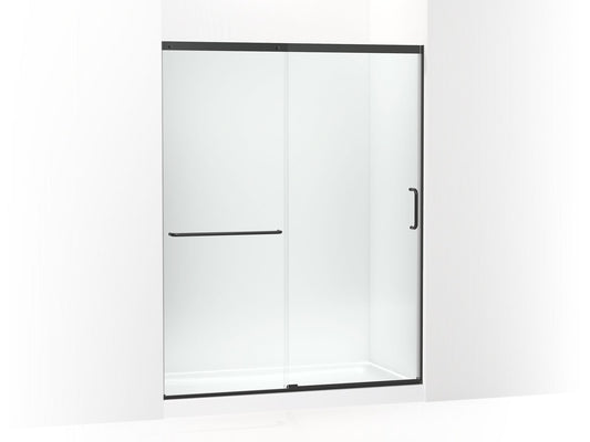 KOHLER K-707615-8L-BL Elate Tall 75-1/2" H Sliding Shower Door With 5/16"-Thick Glass In Matte Black