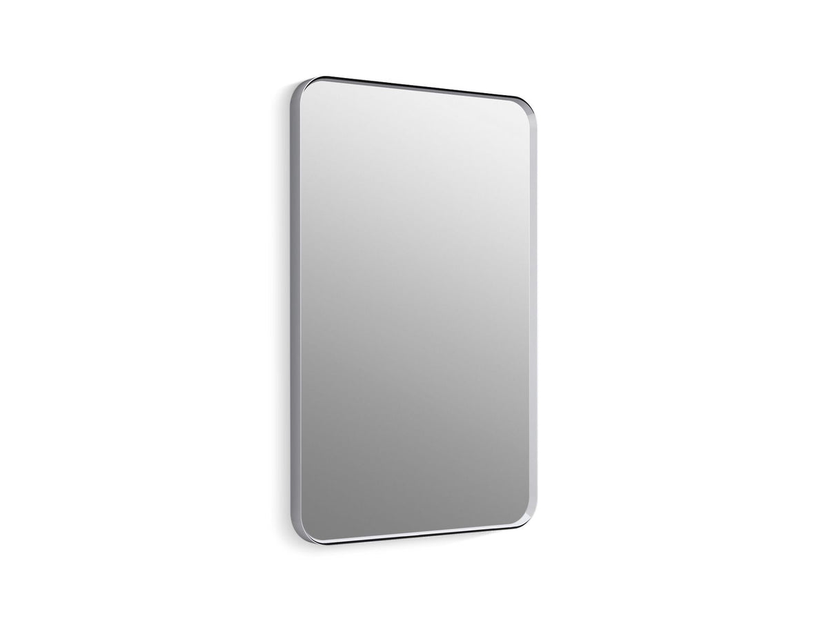 KOHLER K-26052-BNL Essential 22" X 34" Rectangular Framed Mirror - Brushed Nickel