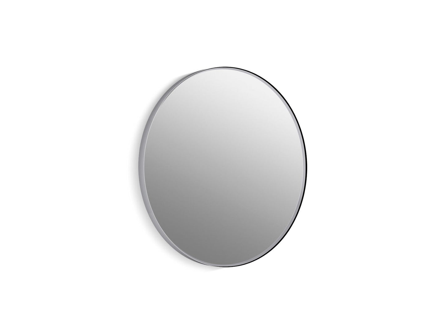 KOHLER K-26050-CPL Essential 28" Round Framed Mirror In Polished Chrome