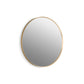 KOHLER K-26050-BGL Essential 28" Round Framed Mirror In Moderne Brushed Gold