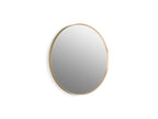 KOHLER K-26050-BGL Essential 28" Round Framed Mirror - Moderne Brushed Gold