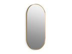 KOHLER K-26051-BGL Essential 20" X 40" Capsule Framed Mirror - Moderne Brushed Gold