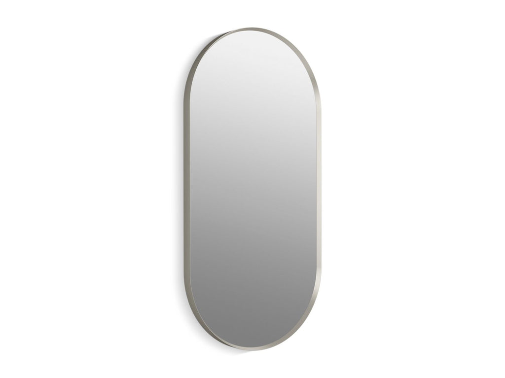 KOHLER K-26051-BNL Essential 20" X 40" Capsule Framed Mirror - Brushed Nickel