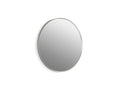KOHLER K-26050-BNL Essential 28" Round Framed Mirror - Brushed Nickel