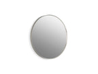 KOHLER K-26050-BNL Essential 28" Round Framed Mirror - Brushed Nickel