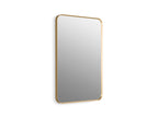 KOHLER K-26052-BGL Essential 22" X 34" Rectangular Framed Mirror - Moderne Brushed Gold