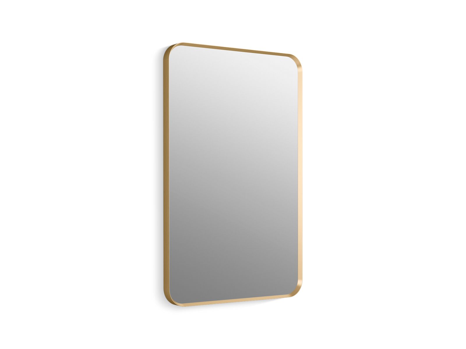 KOHLER K-26052-BGL Essential 22" X 34" Rectangular Framed Mirror - Moderne Brushed Gold