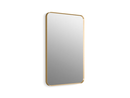 KOHLER K-26052-BGL Essential 22" x 34" rectangular framed mirror - Moderne Brushed Gold