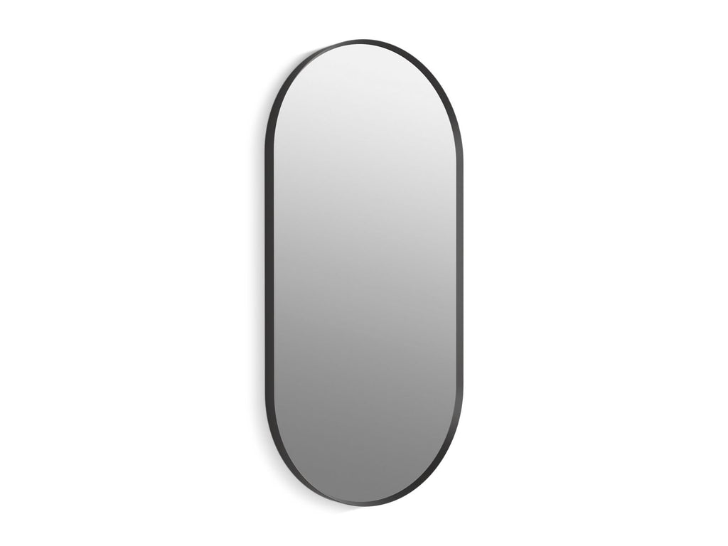 KOHLER K-26051-BLL Essential 20" X 40" Capsule Framed Mirror - Matte Black