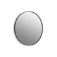 KOHLER K-26050-BLL Essential 28" Round Framed Mirror In Matte Black