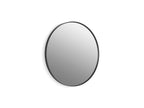 KOHLER K-26050-BLL Essential 28" Round Framed Mirror - Matte Black