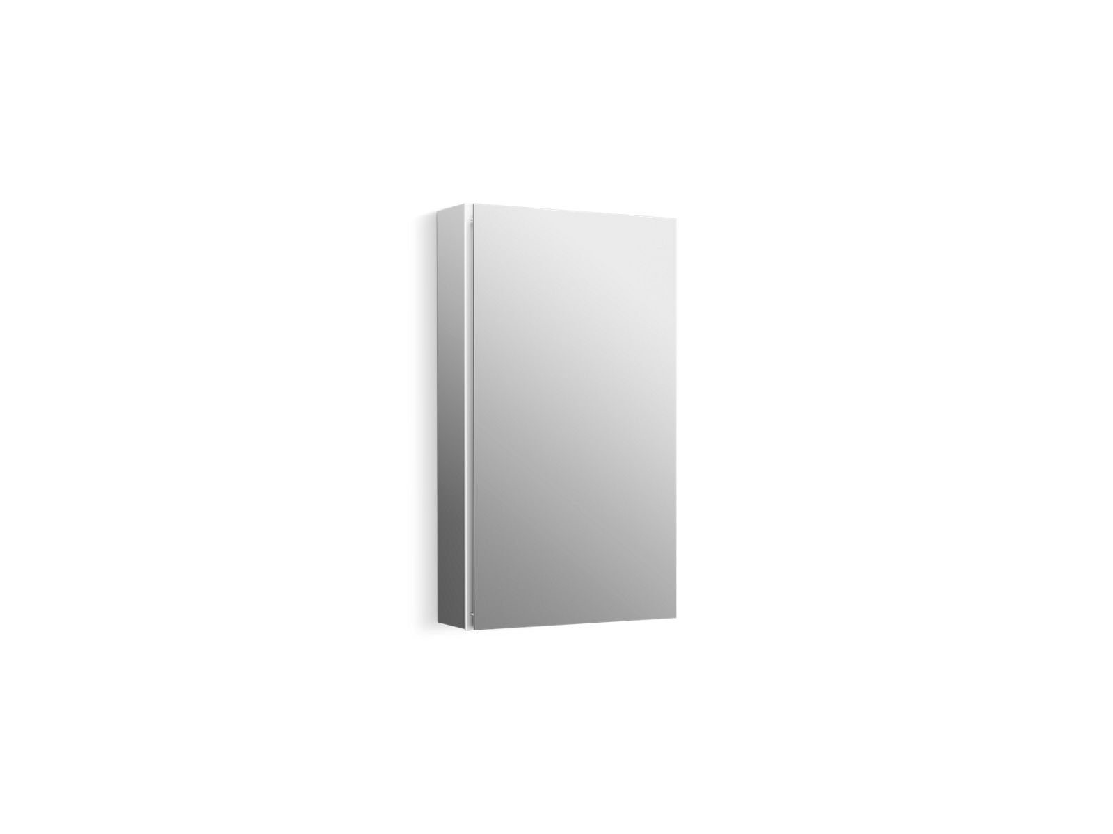 KOHLER K-R79215-CA1 15" W x 26" H medicine cabinet  -  Mirror Finish/White Interior