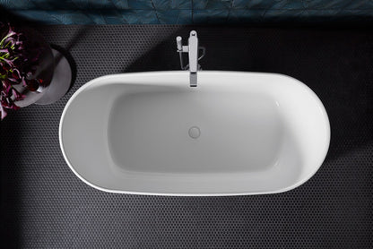 KOHLER K-25985-0 Ceric 65-1/4" X 31-1/4" Freestanding Bath - White