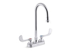 KOHLER K-400T70-5AKC-CP Triton Bowe Centerset Bathroom Sink Faucet - Polished Chrome