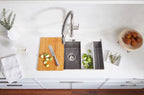 KOHLER K-80084-1PC-NA Task 33" Top-/Undermount Single-Bowl Workstation Kitchen Sink - Stainless Steel