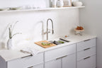 KOHLER K-80084-1PC-NA Task 33" Top-/Undermount Single-Bowl Workstation Kitchen Sink - Stainless Steel