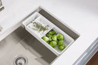 KOHLER K-80086-1PC-NA Task 27" Top-/Undermount Single-Bowl Workstation Kitchen Sink - Stainless Steel