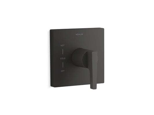 KOHLER K-TS99761-4-BL Honesty Rite-Temp valve trim - Matte Black