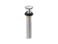 KOHLER K-25322-CP Clicker Drain With Overflow - Polished Chrome