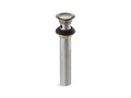 KOHLER K-25322-BN Clicker Drain With Overflow - Vibrant Brushed Nickel