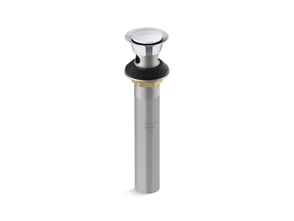 KOHLER Premium Clicker Drain with Overflow - Polished Chrome, K-RH1464524-CP