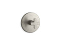 KOHLER K-T73133-3-BN Composed Mastershower Temperature Control Valve Trim With Cross Handle - Vibrant Brushed Nickel