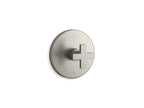 KOHLER K-T73133-3-BN Composed Mastershower Temperature Control Valve Trim With Cross Handle - Vibrant Brushed Nickel