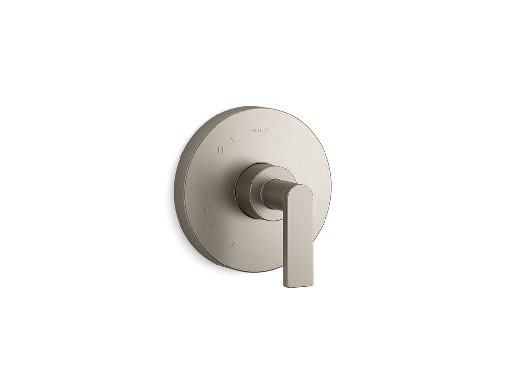 KOHLER K-TS73115-4-BN Composed Rite-Temp Valve Trim With Lever Handle - Vibrant Brushed Nickel
